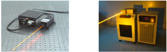 yellow and orange laser yellow and orange laser