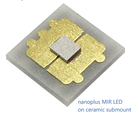 naoplus MIR LED on ceramic submount