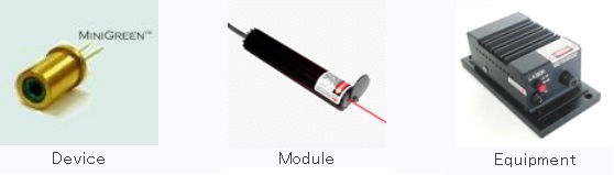 各社レーザーダイオード、機器、モジュール